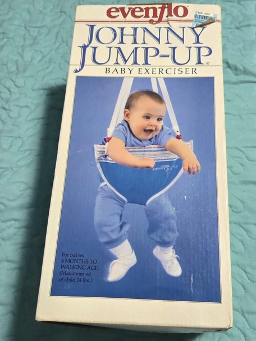 Vintage Evenflo Johnny Jump-Up Baby Exerciser Baby Exerciser with Box